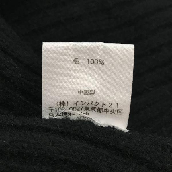 Excellent Condition POLO JEANS CO RALPH LAUREN Wool Turtleneck Sweater L Women Black