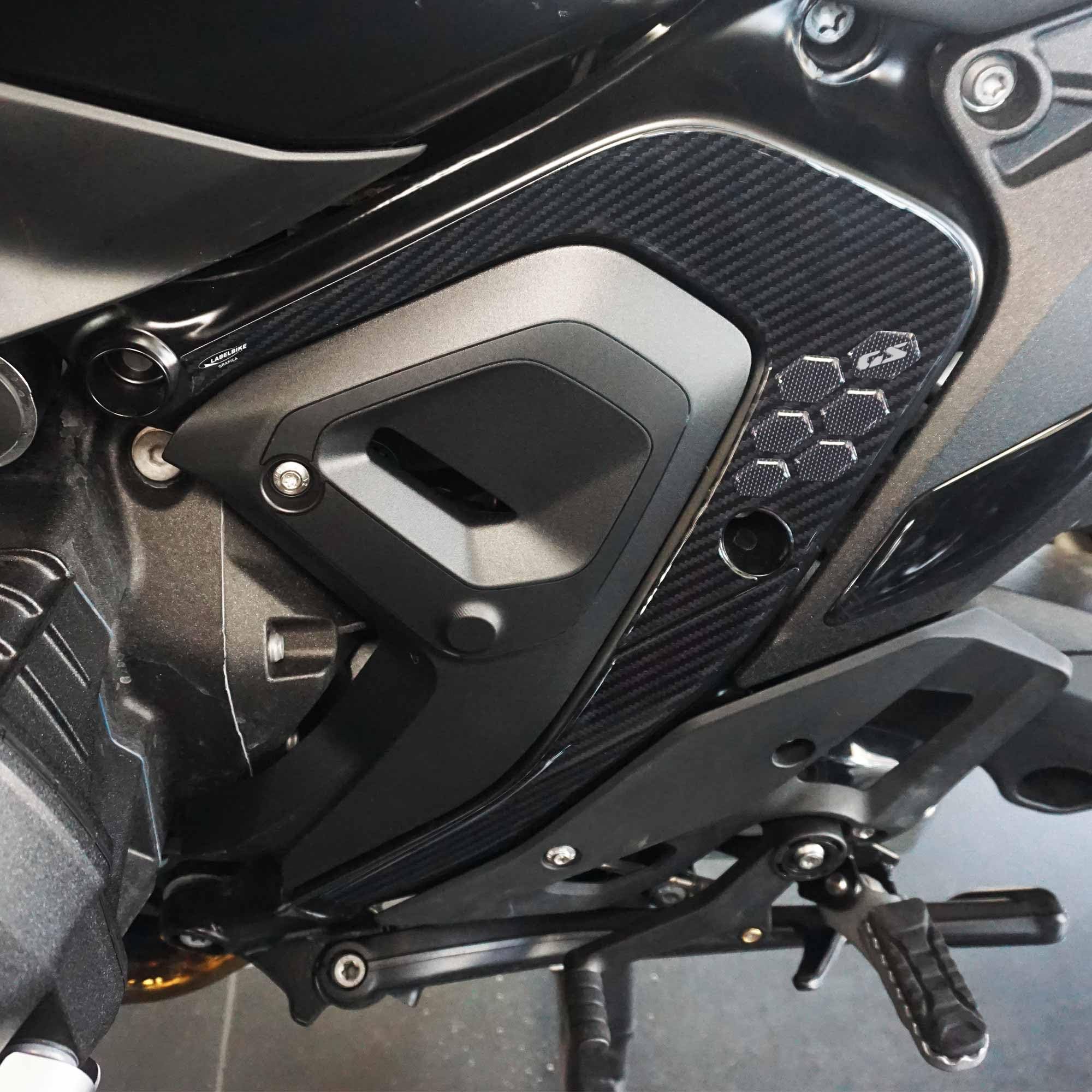 3D стикеры labelbike для декорирования и защиты области рамы мотоцикла BMW R1300GS.