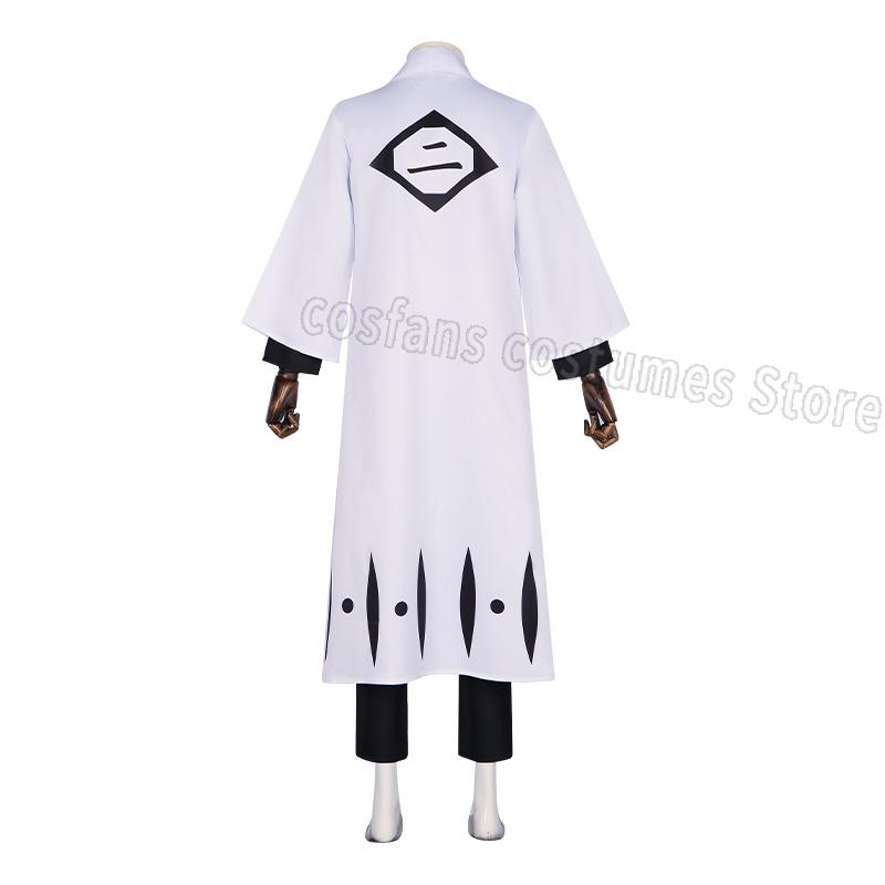Aizen Sousuke Cosplay Costume Wig Bleach Cosplay Thousand Year Blood War Gotei 13 Team 5 Captain Robe Kimono Outfits