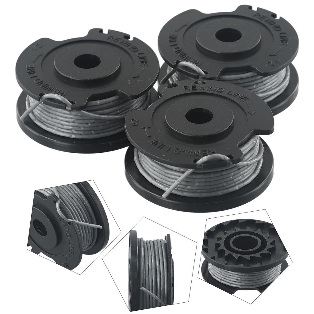3pc Replacement Nylon Line Spool For For Bosch EasyGrassCut 18 23 26 18-230 18-260 18-26 Cordless Grass Trimmer F016800569