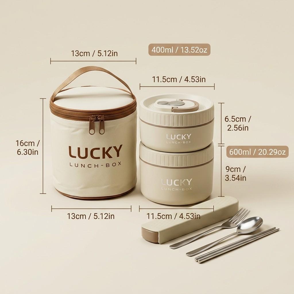 304 Stainless Steel Thermal Lunch Box Microwave Bento Box Portable Insulated Food Storage Containers For Kids Students School