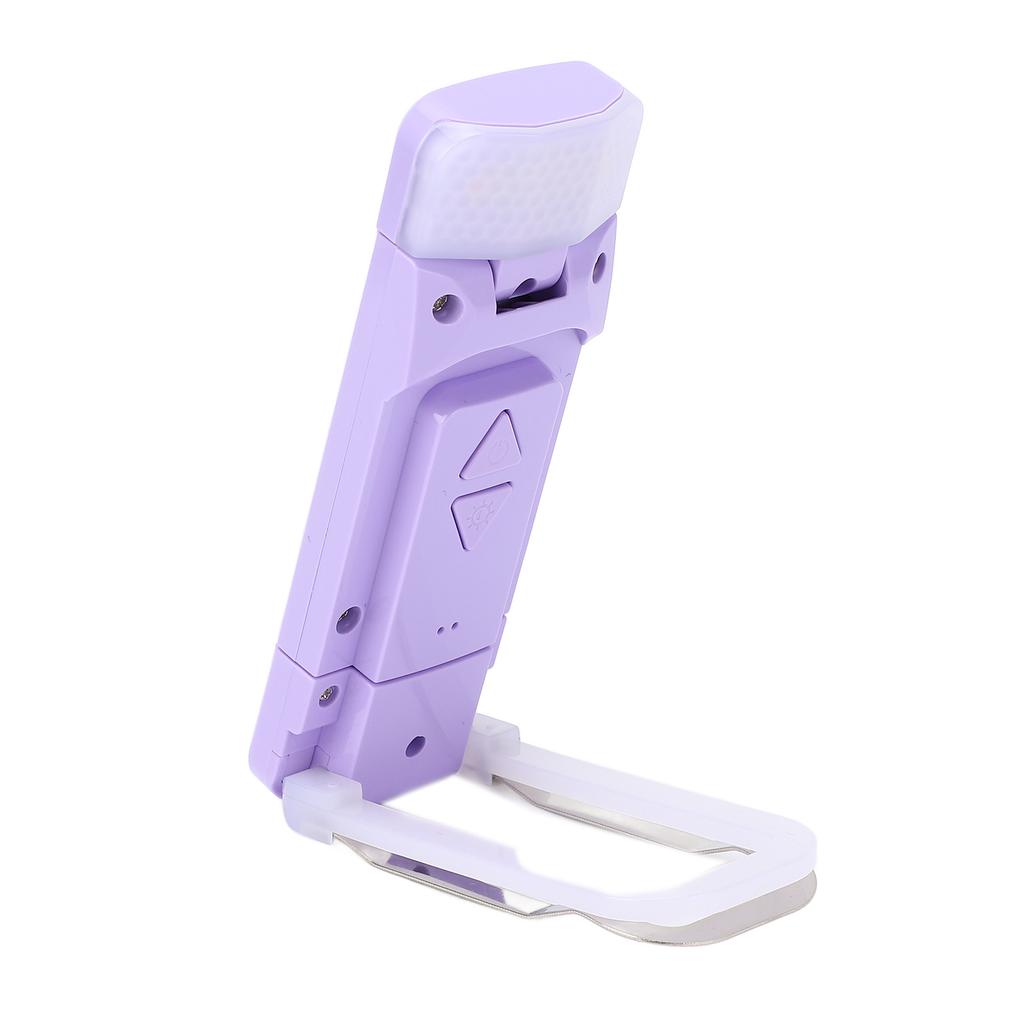 Clip On Book Light USB 5 Brightness Modes 3 Colors Timing Multifunctional Bookmark Reading Light