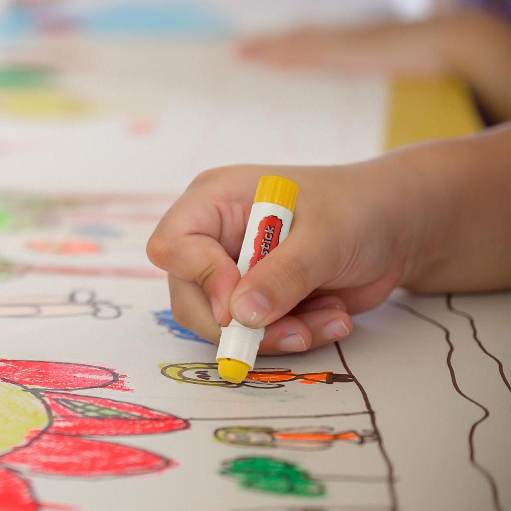 PATIKIL Solid Tempera Paint, 9 Washable, Fast-Drying Paint Sticks, Art Supplies for Beginner Artists, Black