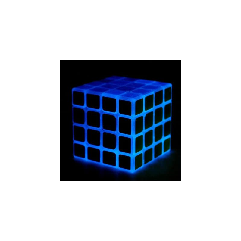 

Kancharo glow in the dark cube noctilucent cube fluorescent cube (4x4, blue)