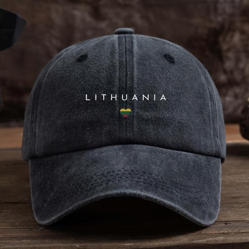 A Stylish And Versatile Baseball Cap with Interesting Letter Prints Perfect for UnisexS Outdoor Wear