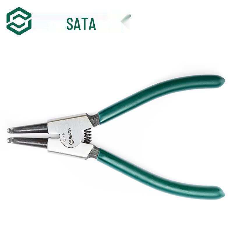 SATA German Internal Straight Snap Ring Pliers 5 inch
