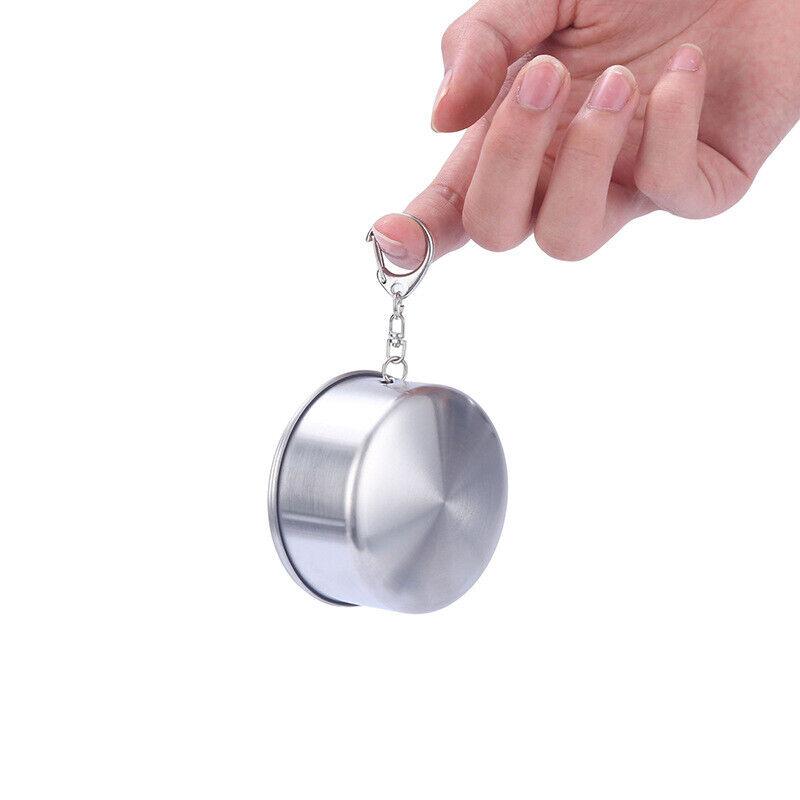 Stainless Steel Folding Collapsible Cups Outdoor Portable Travel Telescopic Mug