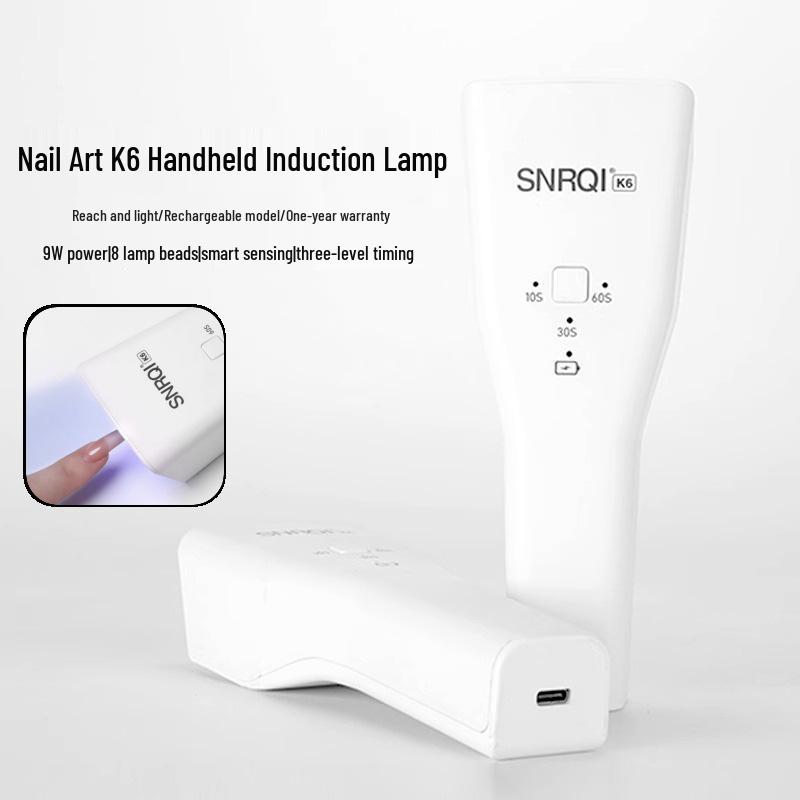 

Saierqi Handheld Wireless LED Nail Art Lamp - Portable Induction LED Baking Lamp