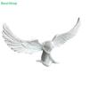 White Angel Resin Statue,Modern Minimalist Winged Angel Sculpture for Home Office Decor