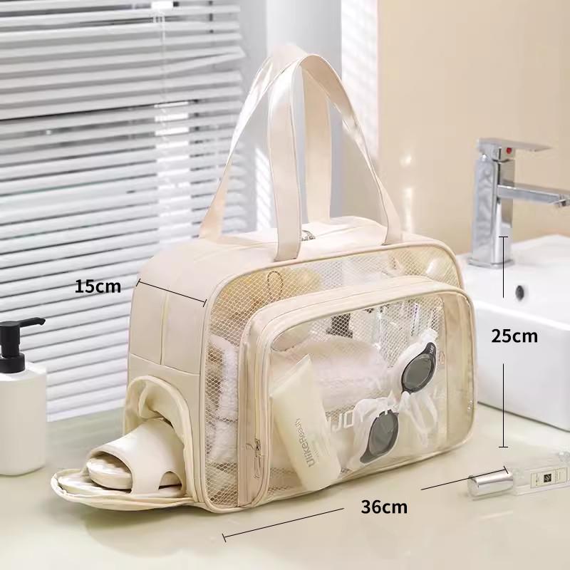 

Водонепроницаемая сумка большой вместимости для плавания и пляжа с разделением на мокрое и сухое