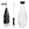 1/2Pcs Soda Bottle Cleaning Brush with Gentle Bristles Easy To Clean Stainless Steel Rod Wine Glasses Dishwasher Cleaning Brush