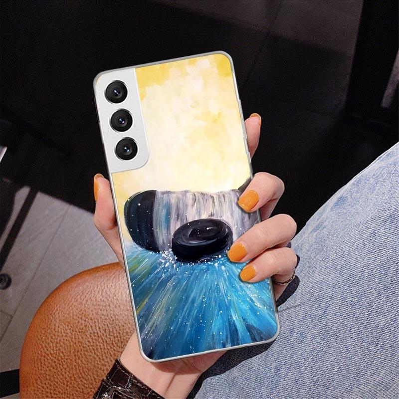 Ice Hockey Rink Sport Phone Case For Samsung Galaxy S24 S25 Edge S26 Ultra S23 S22 S21 Plus S20 FE + Personalized Print Cover Ga