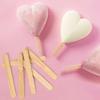 100/350PCS Cream Wooden Sticks for Ice Cream Bars New Summer Sales Mini Silicone Ice Cream Popsicle Mold Kitchen Accessories