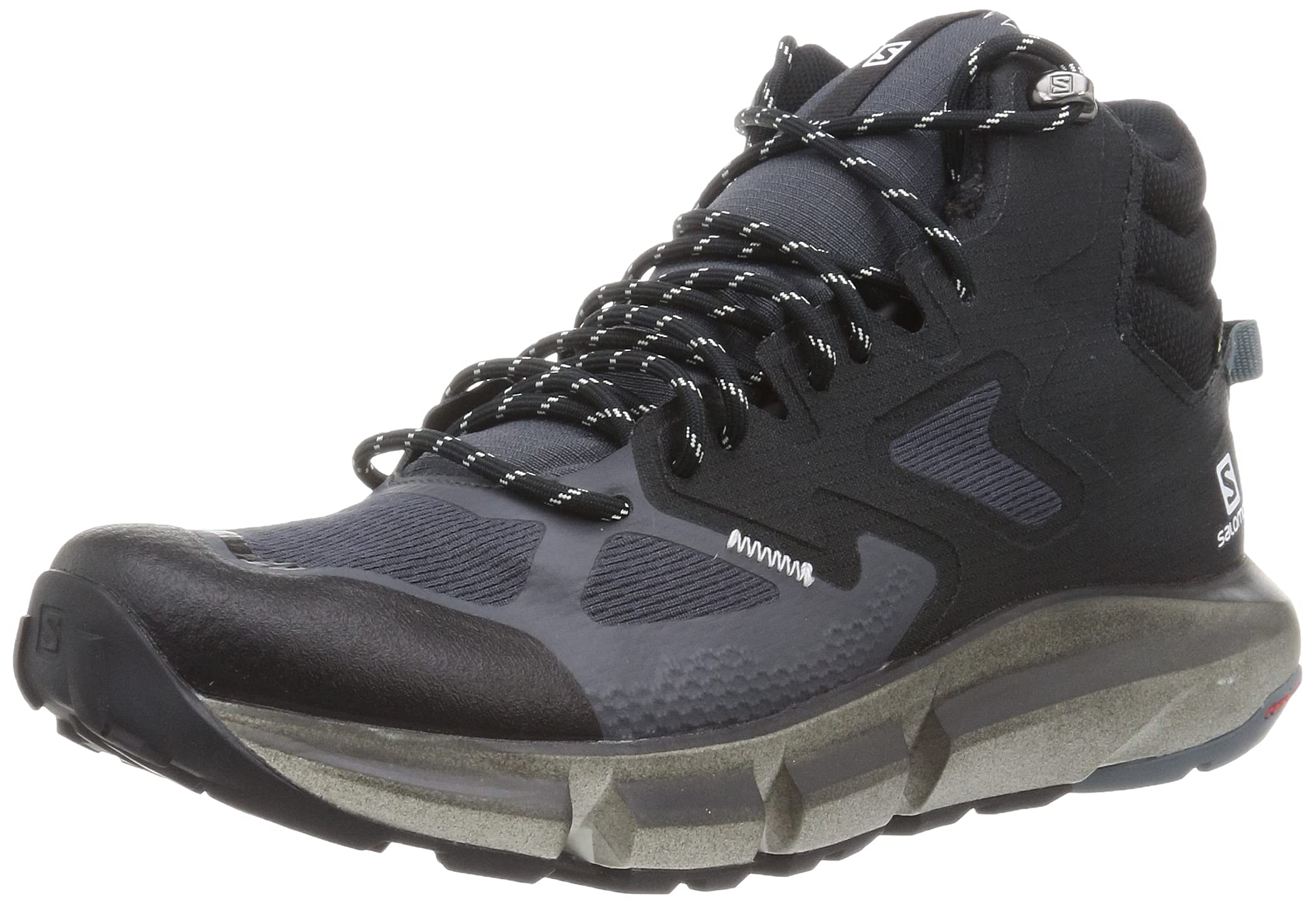 Salomon PREDICT HIKE MID Trekking Size GORE-TEX Men s Shoes, Ebony/Black/Stormy Weather, 27.5cm