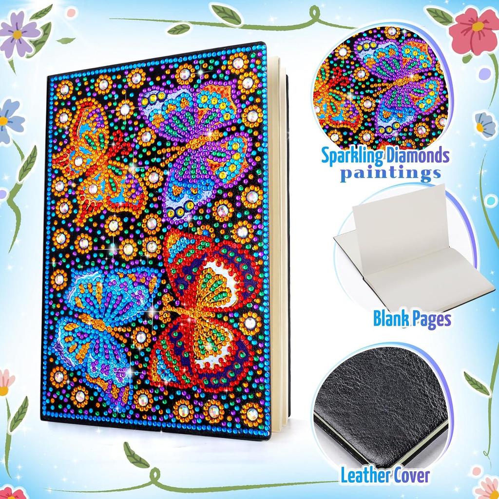 DIY Diamond Painting Business Notebook – Creative Dot Drill Writing Book for Kids
