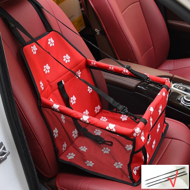 Pet Dog Car Carrier Seat Bag Waterdichte mand Opvouwbare hangmat Pet Carriers Tas voor kleine katten Honden Veiligheid Reizen Mesh tas