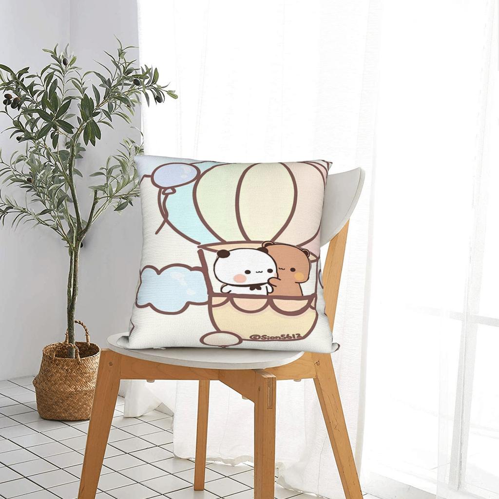 Bubu Dudu Balloon Pillowcases  Cute Funny Pillow Case For Sofa Car Home Decor Soft Pillow Cover