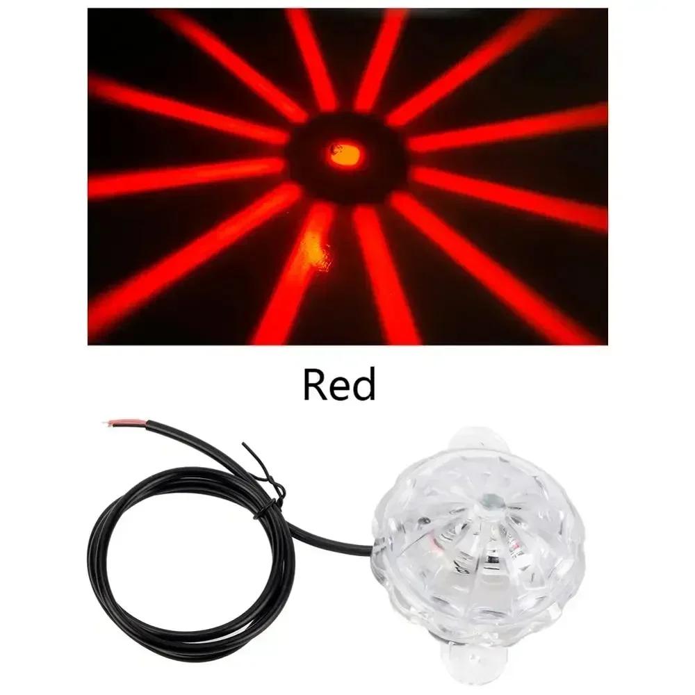 Motorcycle 12V LED Flash Chassis Light Strobe Atmosphere Lamp Underglow Ambient Lighting Moto Decoration Accessories Universal