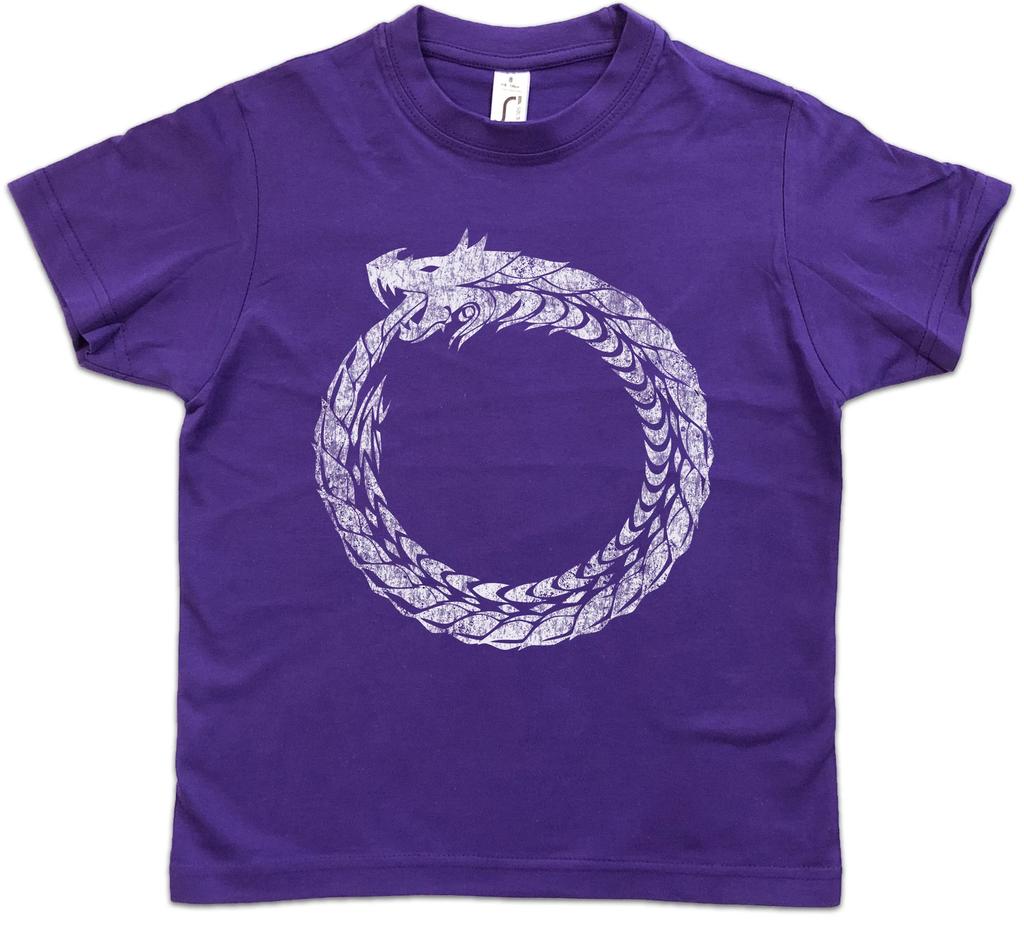 OUROBOROS Kids Boys T-Shirt Uroboros Ancient Myths Snake
