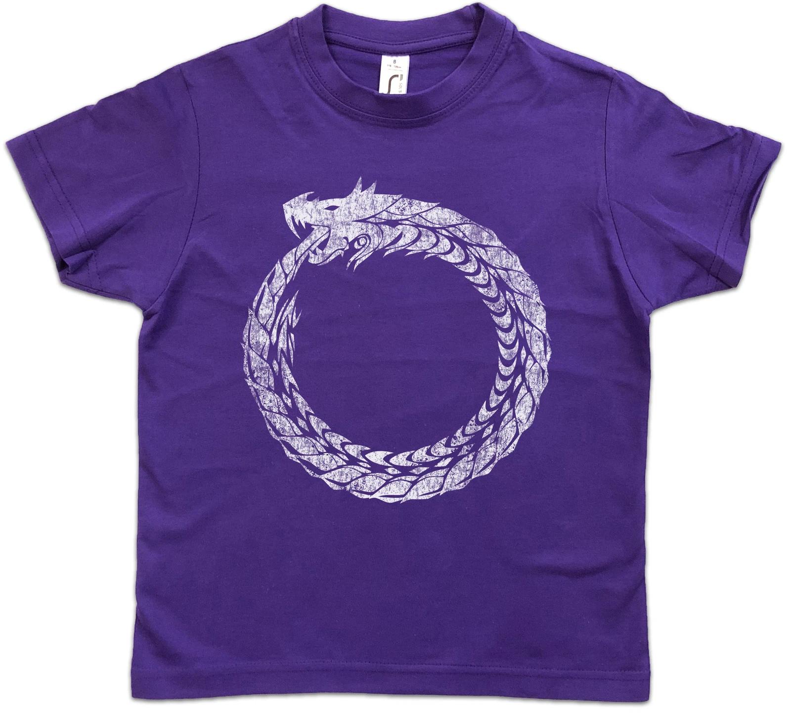 OUROBOROS Kids Boys T-Shirt Uroboros Ancient Myths Snake 140
