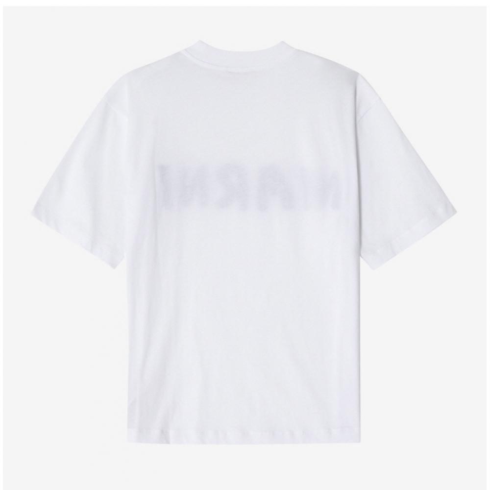 Marni Thjet49eph UScS11 Low01 Logo Women S Short Sleeve Tee