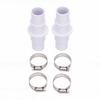 1 1 4in Or 1 1 2in Pool Hose Adapter Connector Coupling for Swimming Pools Vacuum Cleaners Filter Pump Hoses White