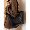 Large-capacity bag women's 2025 new trendy autumn and winter high-end shoulder bag texture women's commuter layered tote bag
