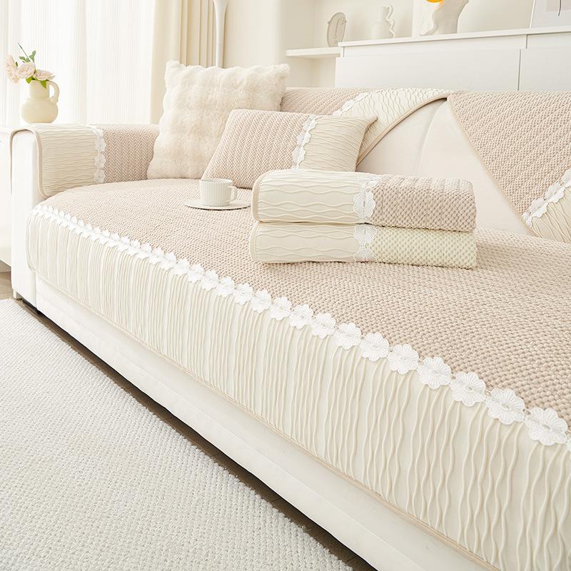 Corduroy Sofa Cushion Winter Thickened Non-Slip Sofa Cover Towel Simple Modern Washable Sofa Cover