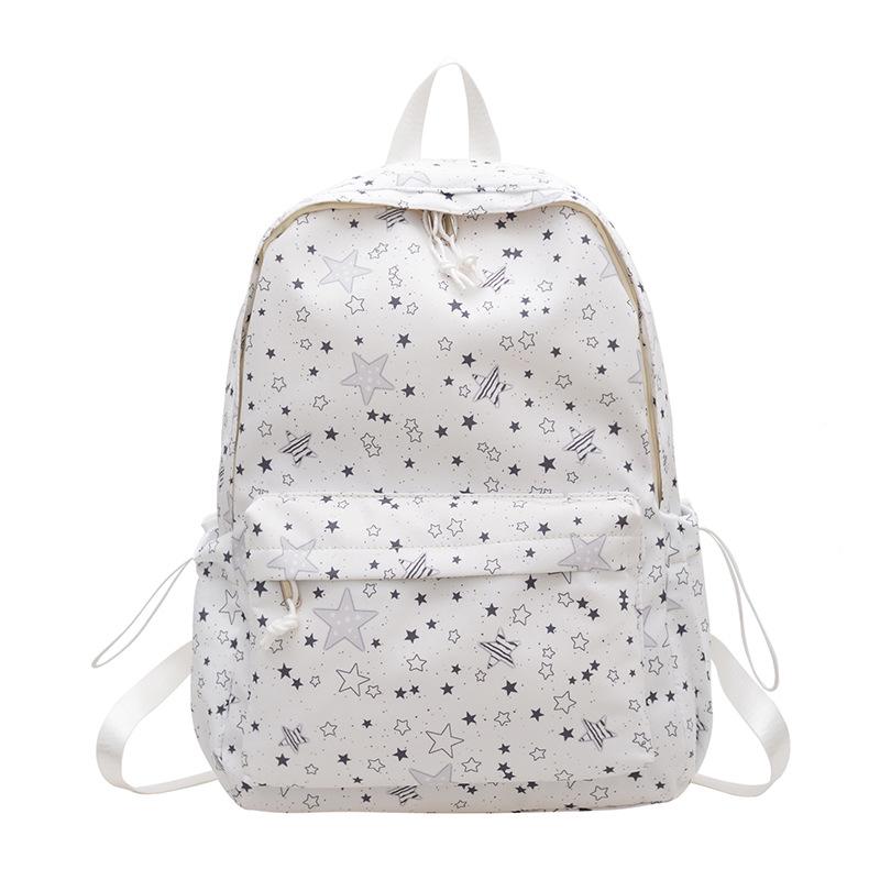 Hochwertiger, leichter, bonbonfarbener Outdoor-Rucksack - Großes Fassungsvermögen, niedliches Stern-Design