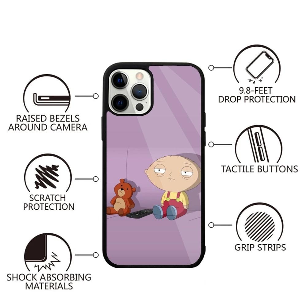 F-Family Funny Guy Phone Case For iPhone 16,15,14,13,12,11,Plus,Pro,Max,Mini Magsafe Magnetic Wireless Charging