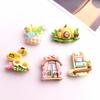 Resin Food Toy Bread DIY Hairpin & Dollhouse Ornaments Perler Beads Keychain Accessories