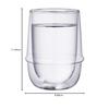 KINTO KRONOS Double-Walled Ice Tea Glass, 350ml, Heat-Resistant, Microwave and Dishwasher Safe, Gift, 23106