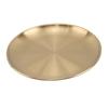European Style Dinner Plates Gold Dining Plate Serving Dishes Round Plate Cake Tray Western Steak Round Tray Kitchen Plates