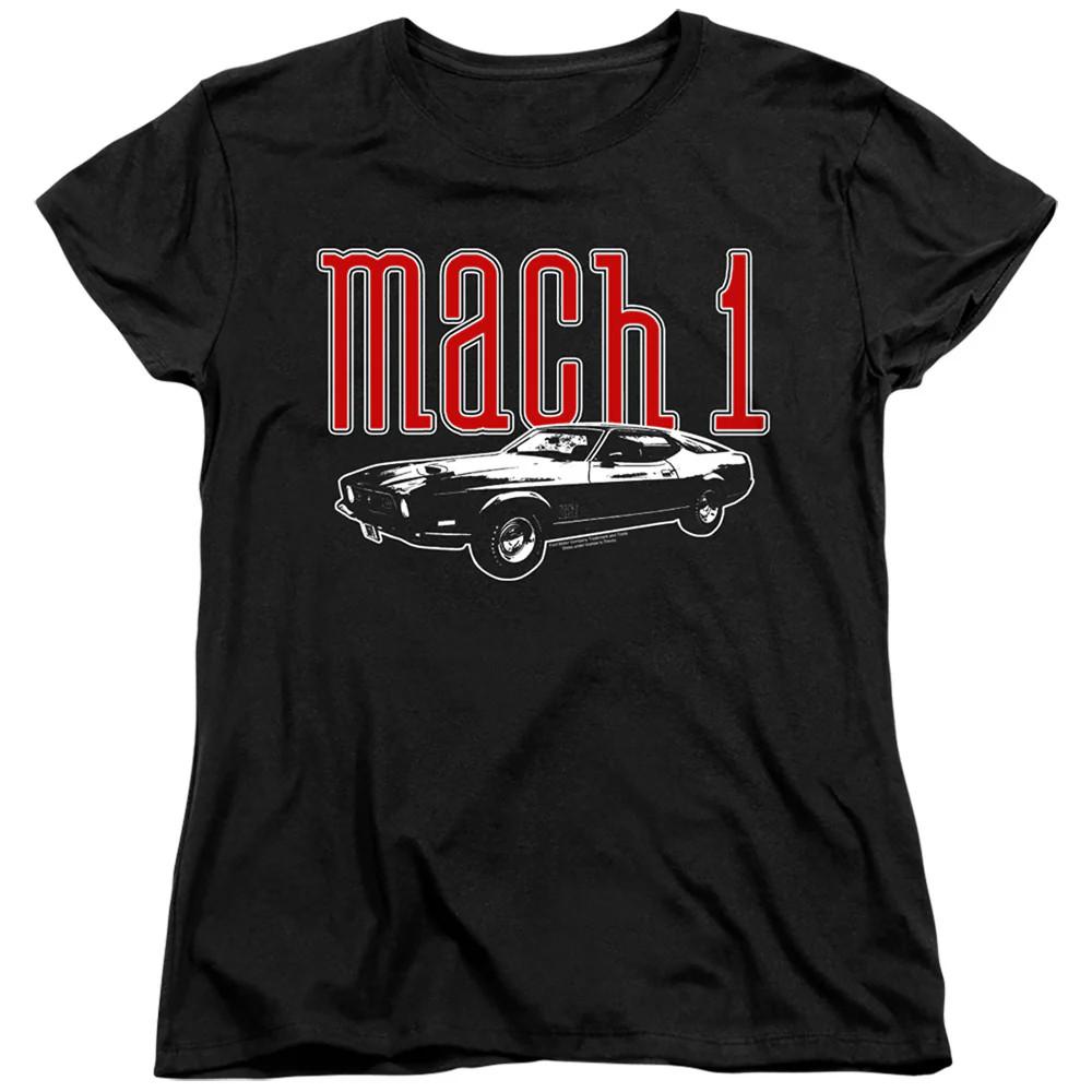 

Ford Mustang Mach 1 Womens T Shirt Black 3XL