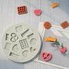 Mehrzweck Kleines Keks Silikonform Set Sicher für Süßigkeitenherstellung Kuchen Dekorieren Polymer Clay Eiswürfelform