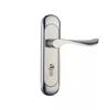 Universal Stainless Steel Indoor Door Lock Adjustable Wooden Door Handle for Bedroom Security Tamper-Free Household Safety