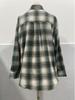 European & American Women's Casual Plaid Pocket Shirt – Autumn Winter 2025 Collection