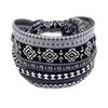 European American Women's Hair Band African Print Pattern Wide Edge Elastic Knot Sports Yoga Headband Women's Headwear Hair