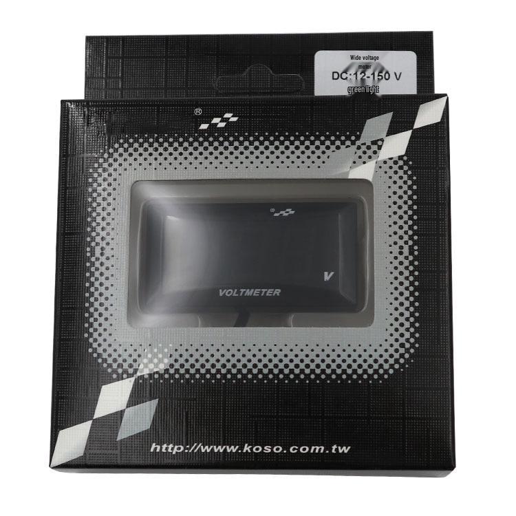 Universelles Elektrisches Motorrad Voltmeter 12V-150V LCD Display