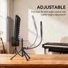 Studio Microphone Isolation Shield with Pop Filter and Tripod Stand, Foldable Adjustable Recording Studio Equipment