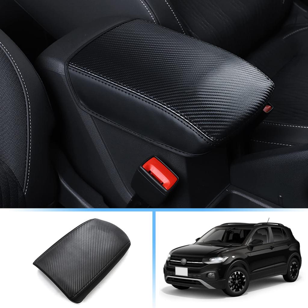 Coleya Volkswagen T-Cross Armrest Cover T-Cross Parts Exclusive Design T-cross Accessory, Extra Fine Fiber,
