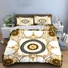 Luxury Gold Pattern Bedding Set Multiple Sizes Kid's and Adults' Bedroom Exquisite 3PC Bedding Set Gift