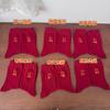 Werde bald reich Neujahrsrote Socken Original Festliche Knochenlose Mittellange Socken Werde im Jahr des Pferdes reich Baumwollsocken