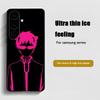 Hot Kusuo Saiki Anime Cool Phone Case For Samsung Galaxy S26 S25 S24 S23 S22 S21 Plus Ultra Note20 Soft Black