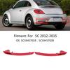 Car Rear Bumper Reflector Left/Right Bumper Trim 5C5945701B Reflector Light Cover for 5C 2012-2015