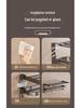 Gun Gray No-Drill Bathroom Towel Rack & Toilet Storage Set