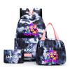 3Pcs/set Anime Demon Hunters Printed Backpack with Shoulder Bag Pengcil Case for Teenager Large Capacity Waterproof Bookbag Back To School Gift