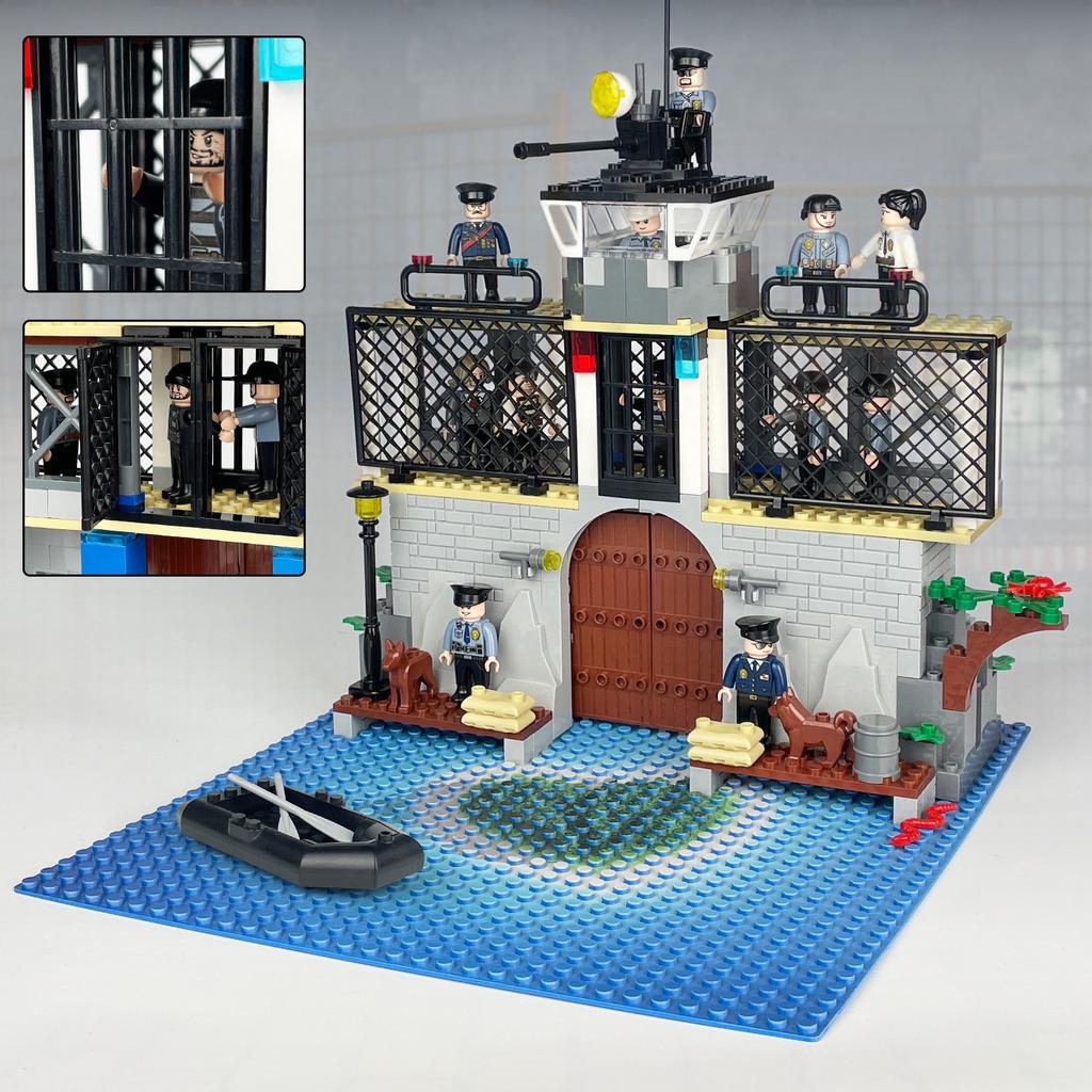 Package P14 Resort Island Medieval Castle Building Granular Building Block Toy Roman