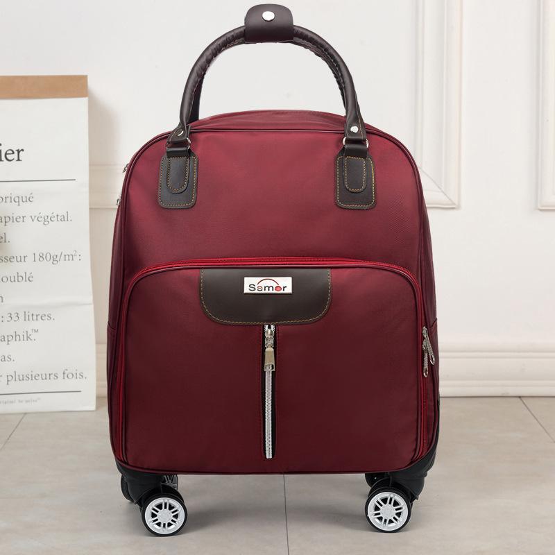 Trolley Travel Bag Men's and Women's Hand Luggage Bag Large-capacity Boarding Bag Short-distance Lightweight Trolley Bag