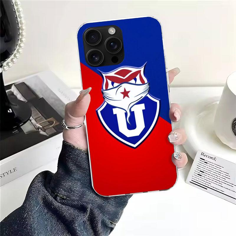 De Chile U-University Logo For iPhone 17 Air 16 15 14 Plus 13 Mini 12 11 Pro Max Phone Case 16E 7 Print 8 SE Fundas Cover Soft C